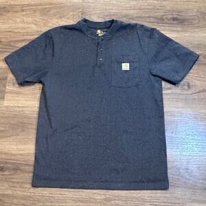 Carhartt Shirt Mens M Dark Gray Short Sleeve Workwear Tee